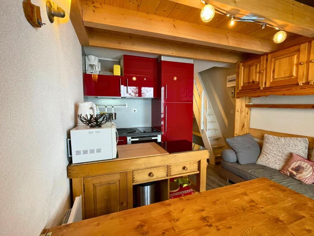 Studio cosy pour 4 personnes à 100m des pistes - FR-1-452-413