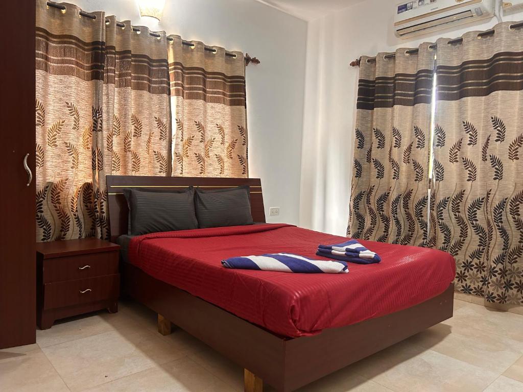 Postel nebo postele na pokoji v ubytování Marvella 3BHK Luxury Villa with Shared Pool