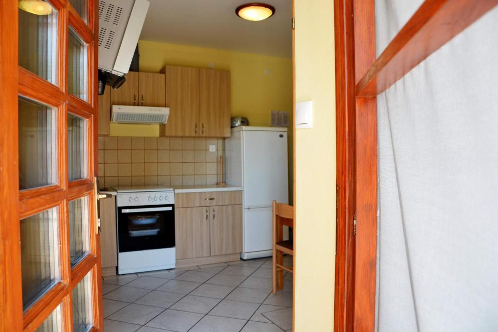 Kuchyňa alebo kuchynka v ubytovaní Apartments Joza