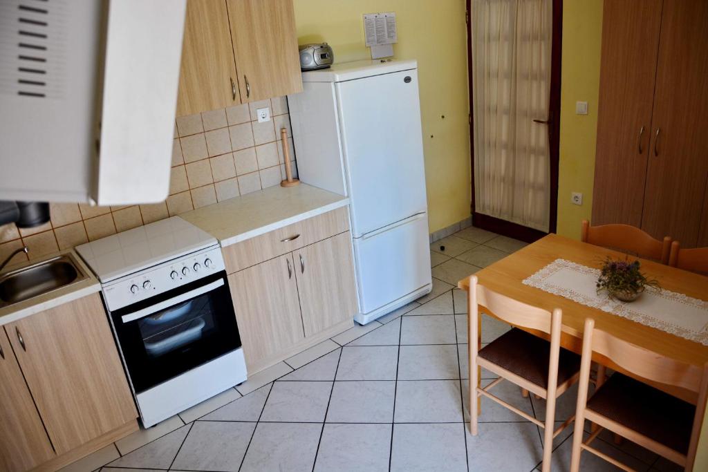 Kuchyňa alebo kuchynka v ubytovaní Apartments Joza