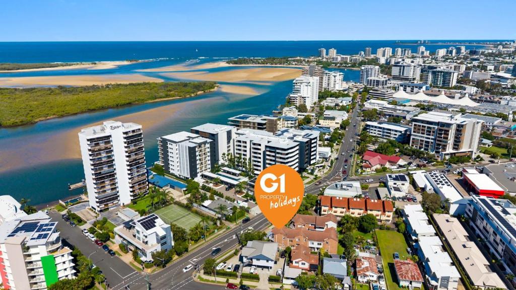 Ashton 1 في ماروتشيدور: منظر جوي لمدينة مع علامة gct