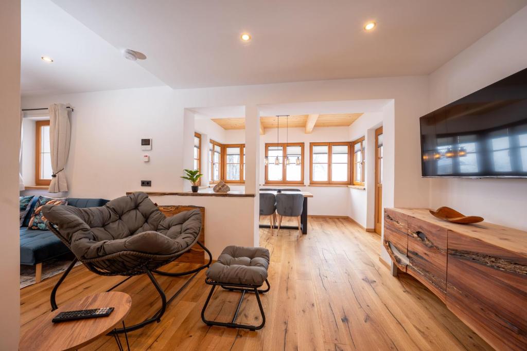 Μια τηλεόραση ή/και κέντρο ψυχαγωγίας στο Apartments Kressl