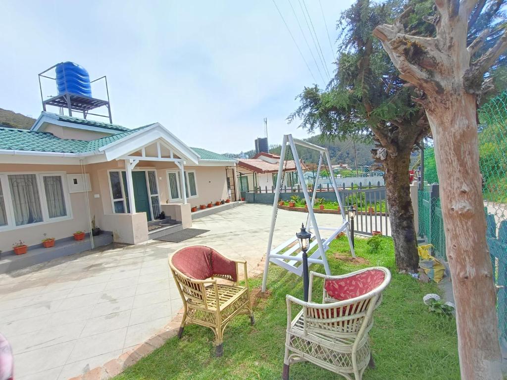 Zahrada ubytování Meadows Mountain Villa