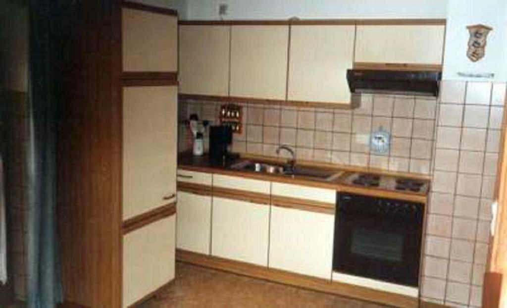 Kuchyň nebo kuchyňský kout v ubytování Ferienwohnung Max und Klaudia Müller