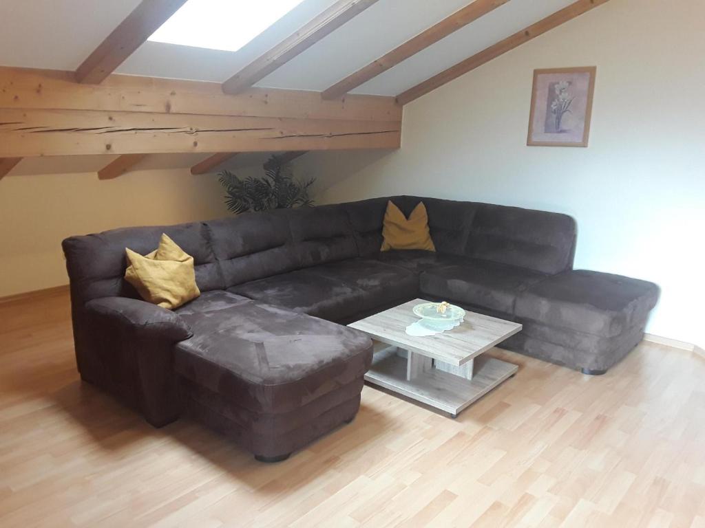 Χώρος καθιστικού στο Ferienwohnung Kagerbauer Christiane