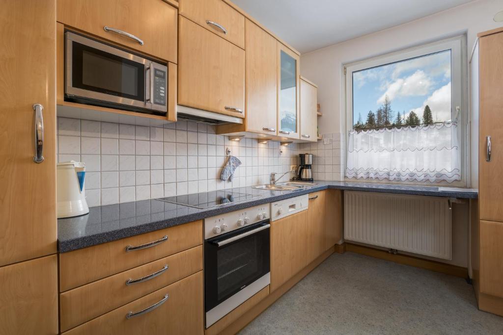 Η κουζίνα ή μικρή κουζίνα στο Appartement Zentral