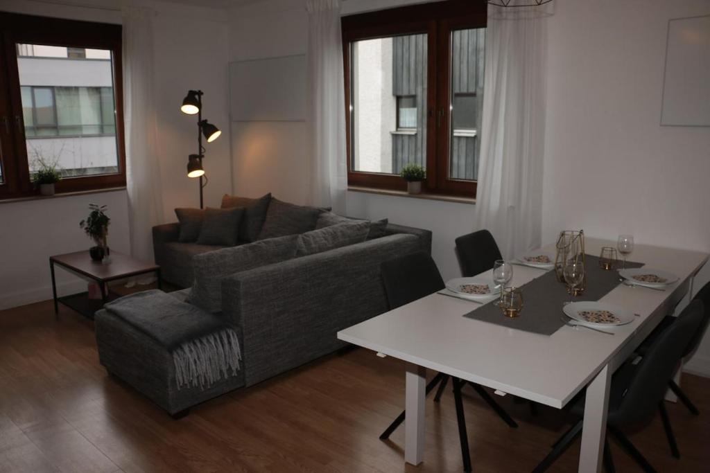 Χώρος καθιστικού στο Charmantes Bauernhaus mit modernem Komfort