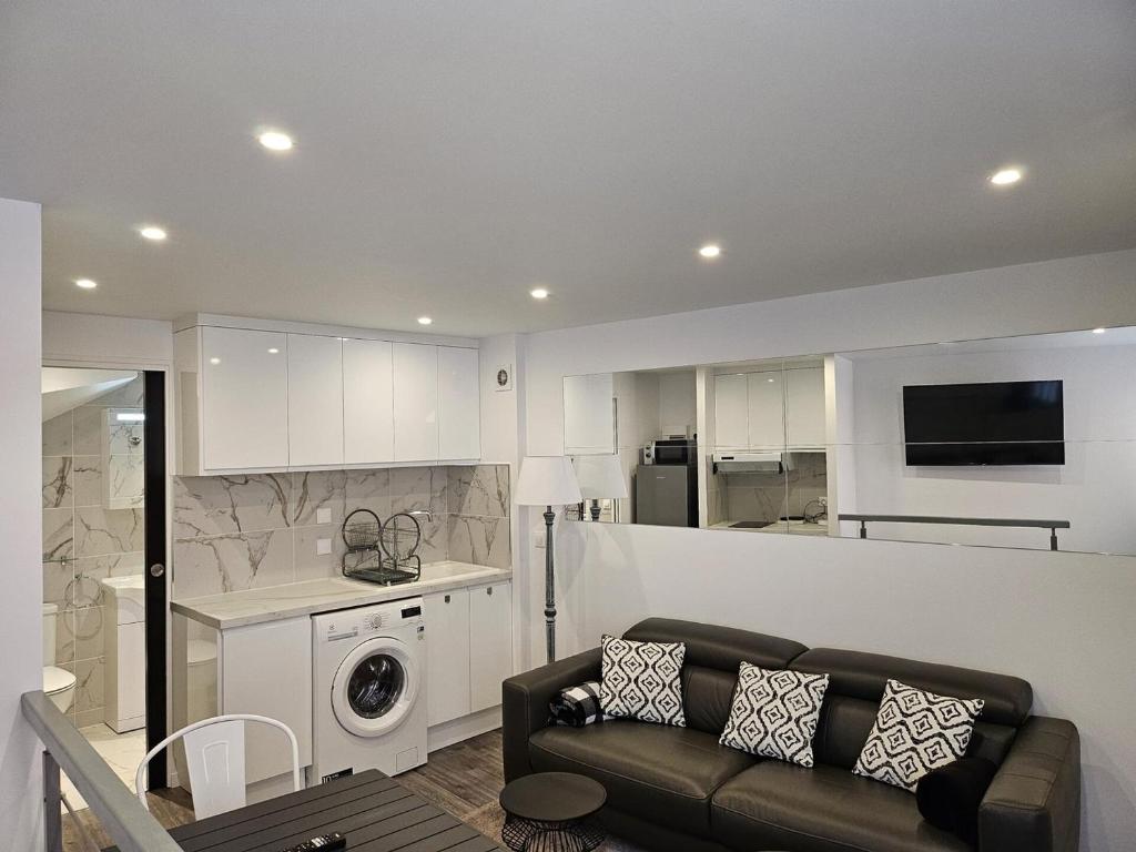 Køkken eller tekøkken på La suite - Rue droite