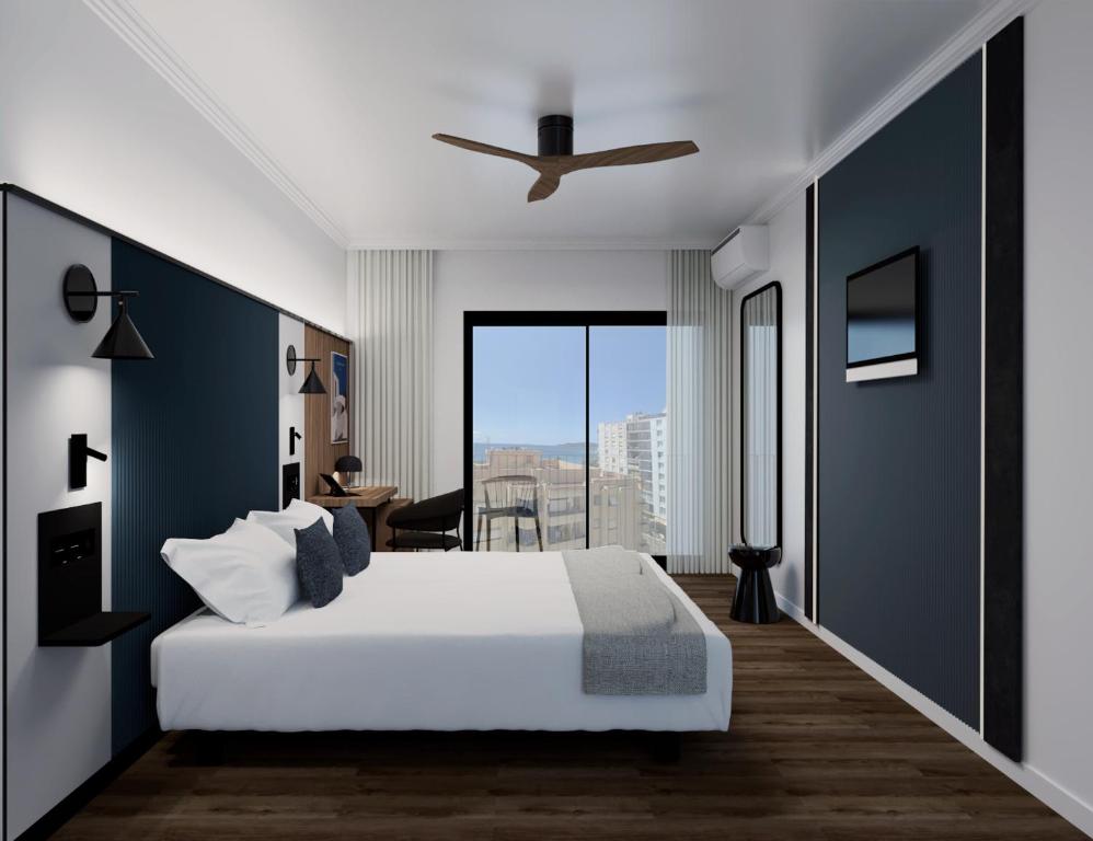 Ένα ή περισσότερα κρεβάτια σε δωμάτιο στο Hotel Vibra Vila