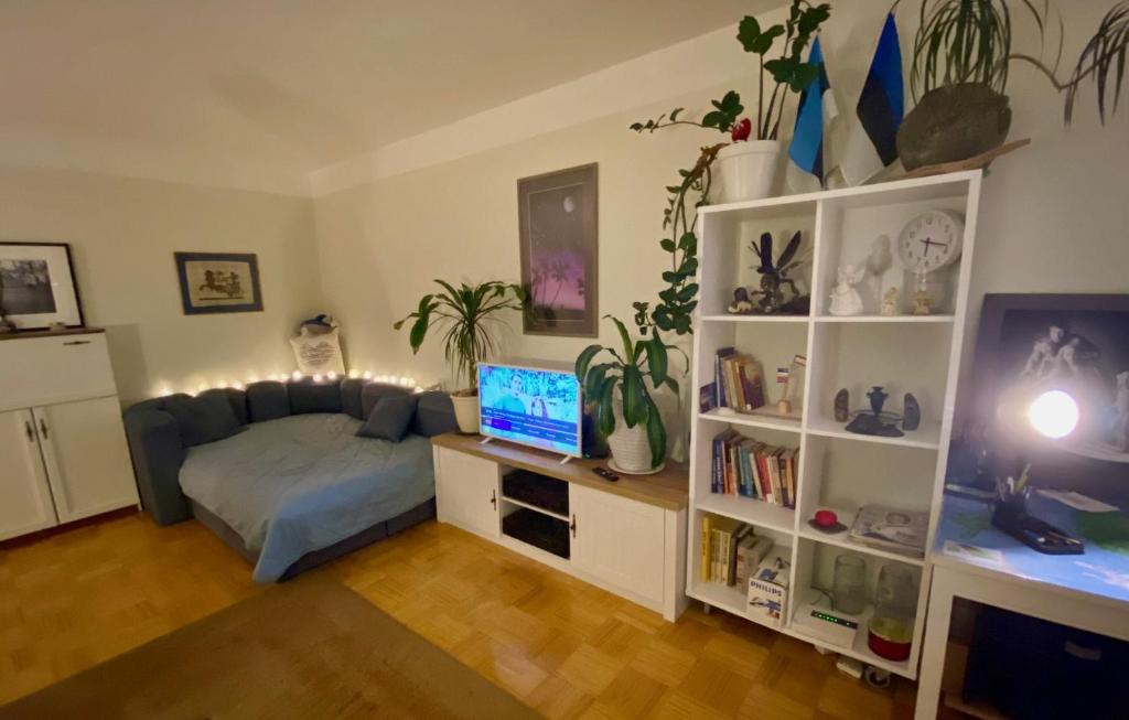 Μια τηλεόραση ή/και κέντρο ψυχαγωγίας στο 2-room apartment with balcony 60m2 in Viimsi center