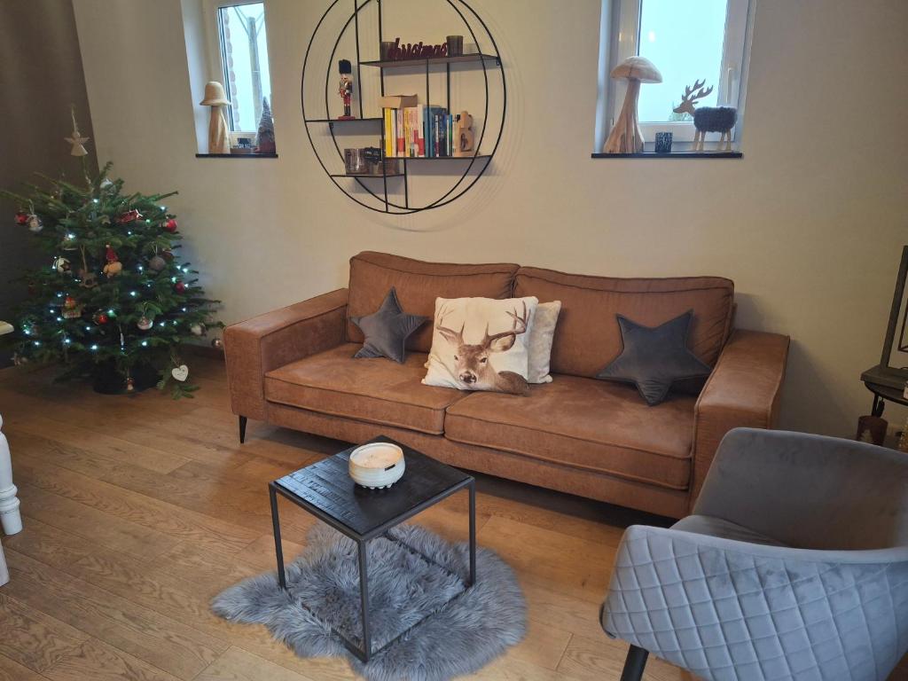 Posezení v ubytování B&B Caprice d'Epices