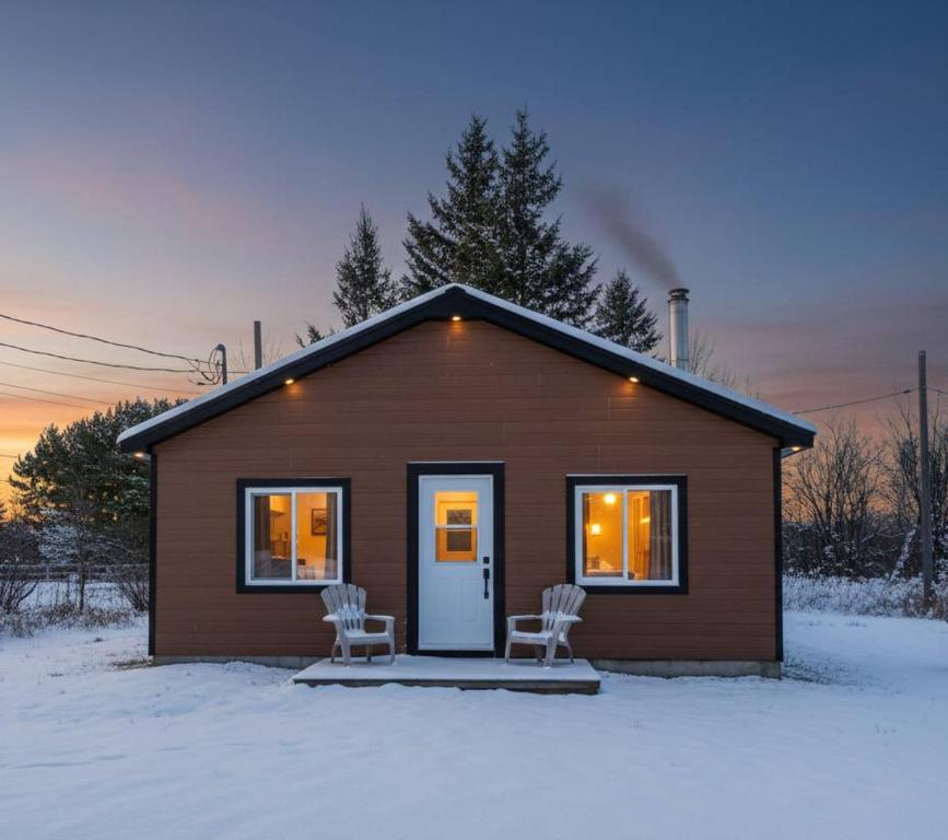 Το Le Mystic - Lake Taureau τον χειμώνα