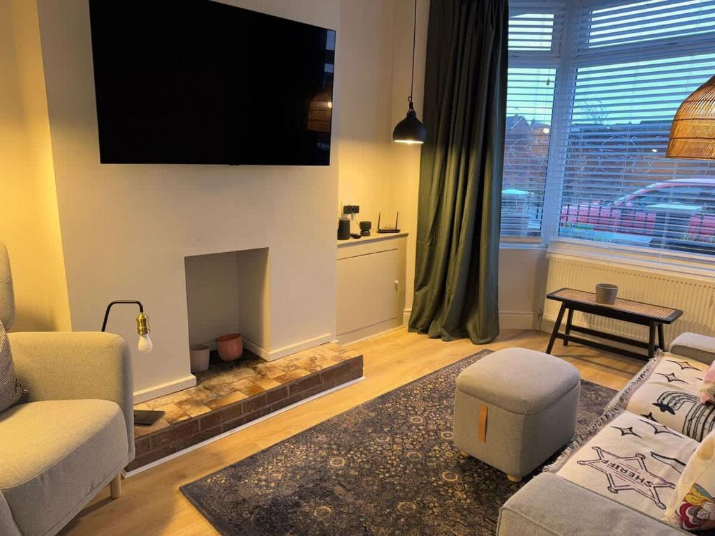 Posezení v ubytování Central Belfast 2 Bedroom House Sleeps 6 Beside Ormeau Park