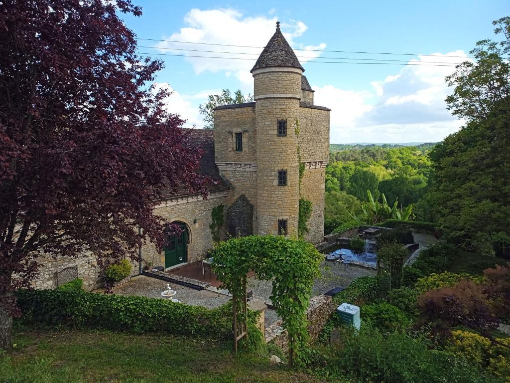 Zahrada ubytování Tower Apartment Sarlat