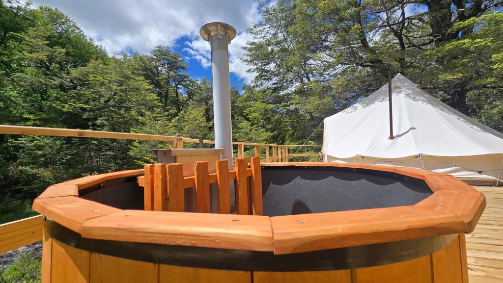 Φωτογραφία από το άλμπουμ του Tinaja, río y bosque en Conguillío σε Curacautin