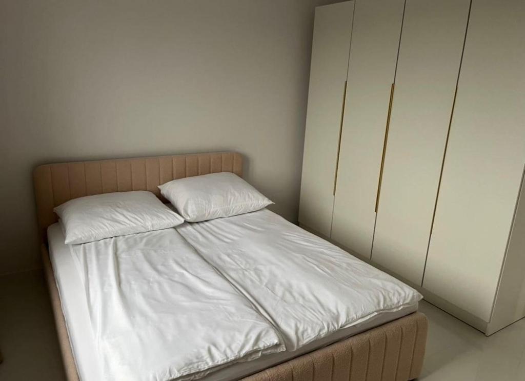 Ein Bett oder Betten in einem Zimmer der Unterkunft Łagowski Zakątek z Sauną