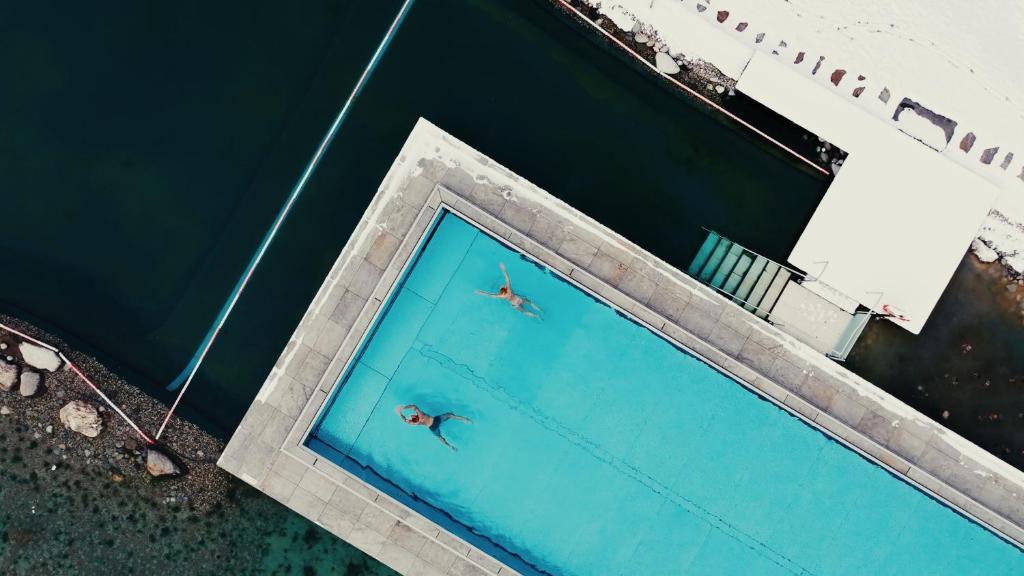 Πισίνα στο ή κοντά στο Thermenwelt Hotel Pulverer