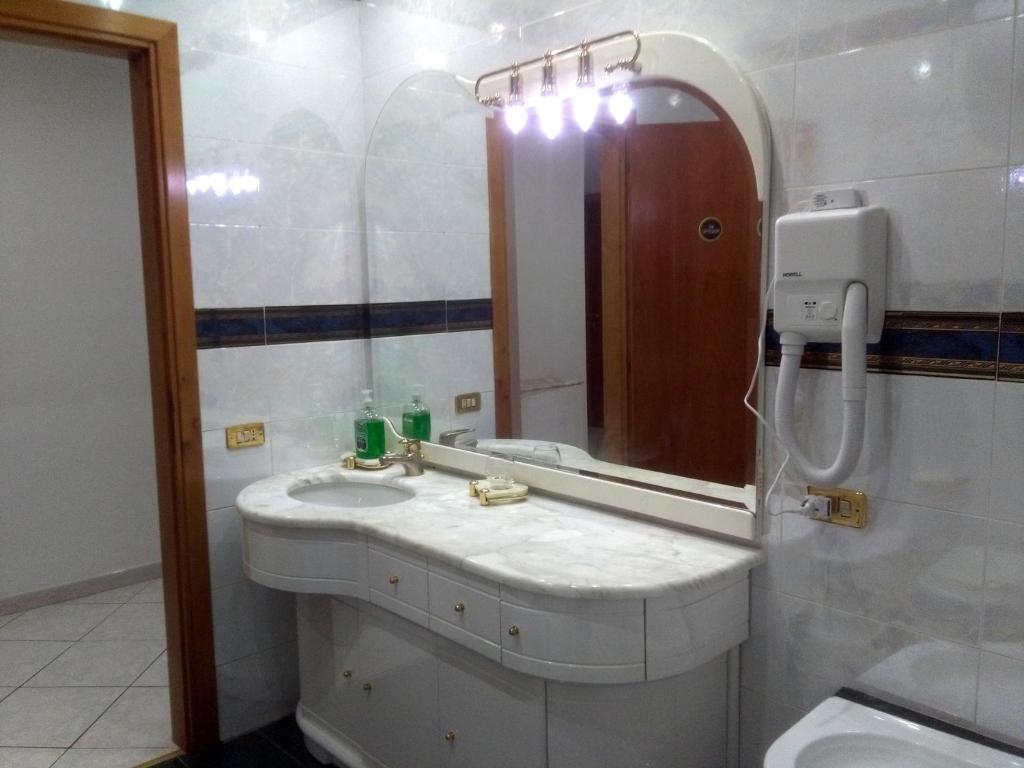 Koupelna v ubytování B&B Salita Metello