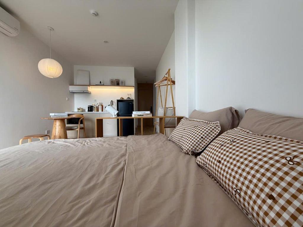 Postel nebo postele na pokoji v ubytování Reka Home