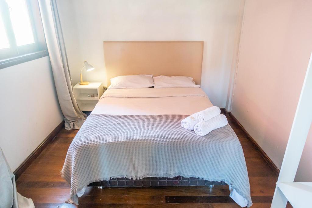 Postel nebo postele na pokoji v ubytování Altillo privado con desayuno artesanal en pleno centro