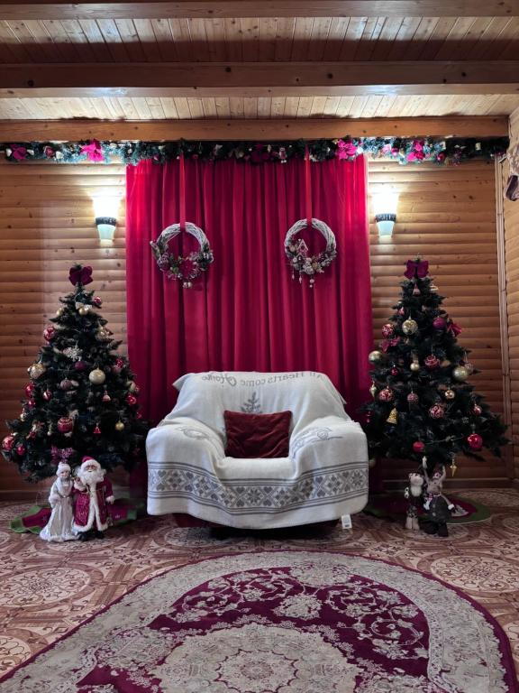 Χώρος καθιστικού στο Solnce Karpat