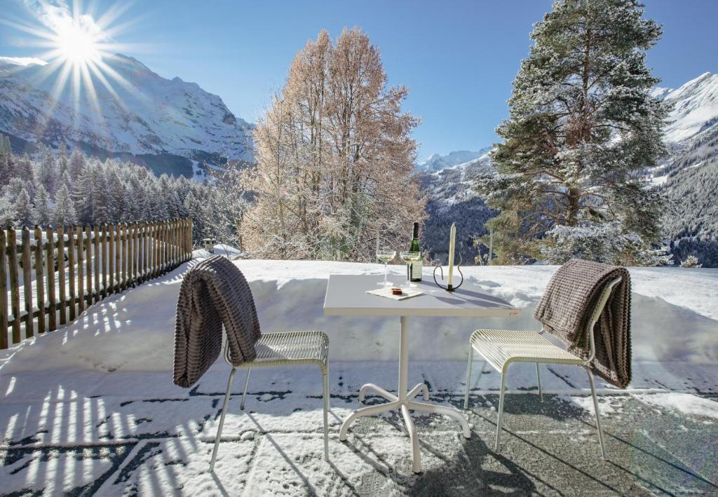 Vista general de una montaña o vista desde el departamento