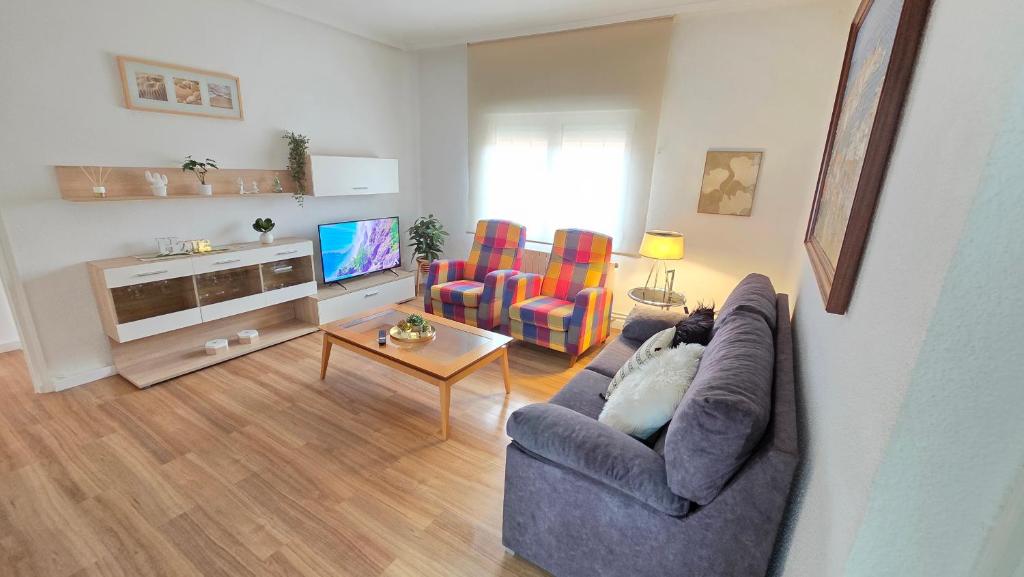 Μια τηλεόραση ή/και κέντρο ψυχαγωγίας στο Apartamento La Manchuela