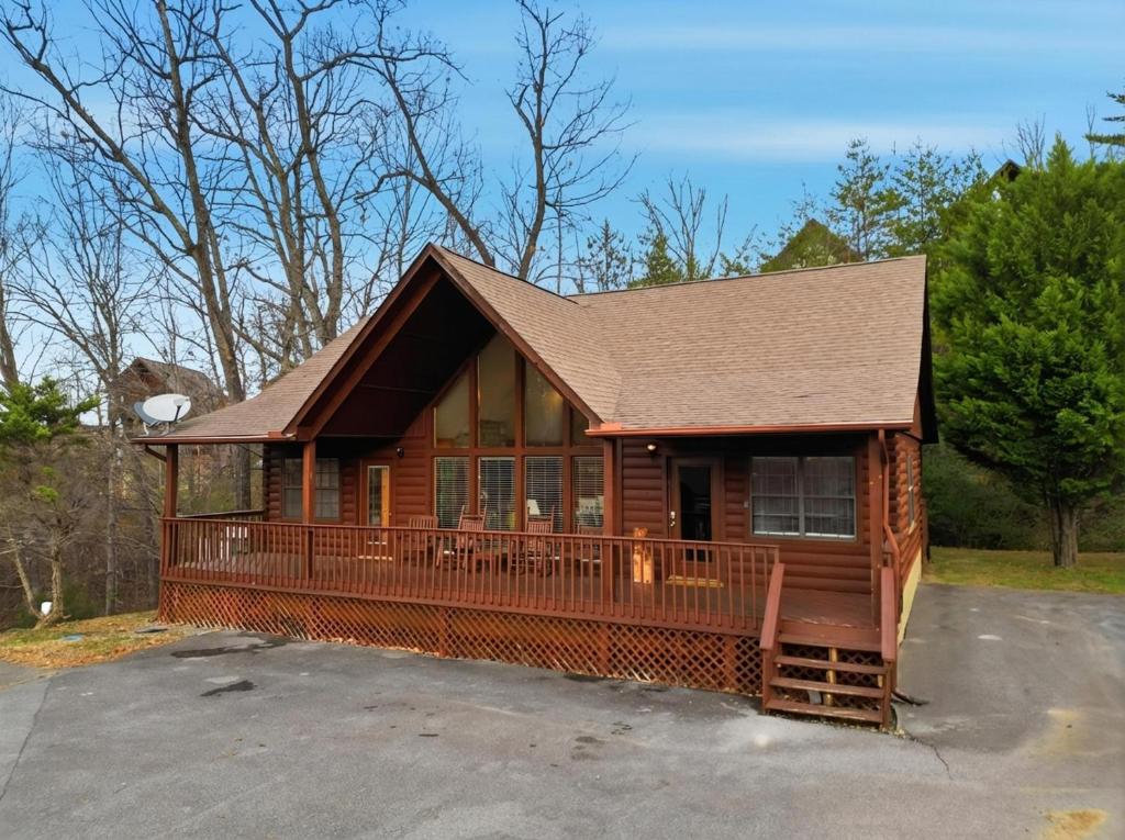 Bygningen som feriehuset ligger i