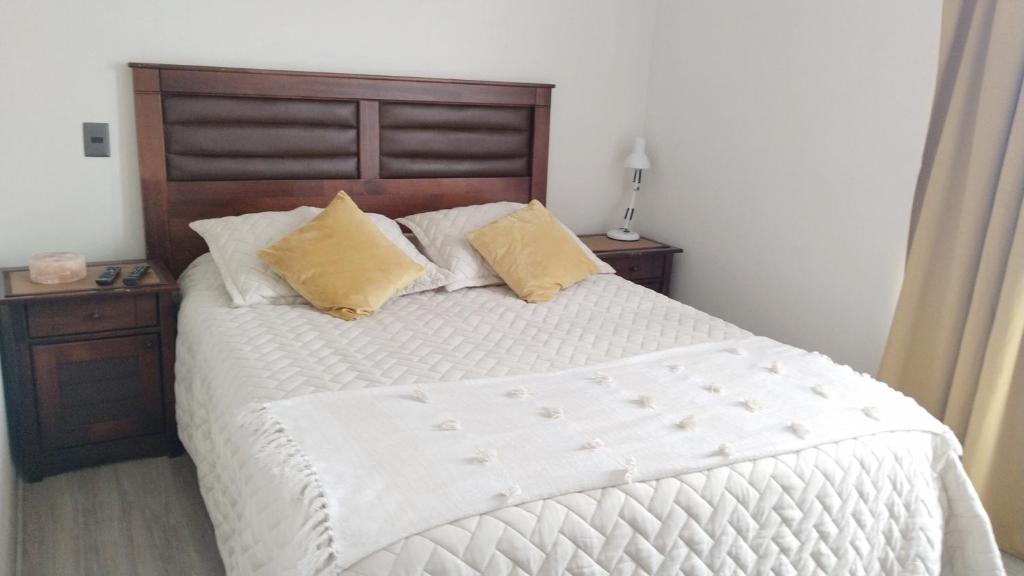 Postel nebo postele na pokoji v ubytování Donde Gabriel Hostal