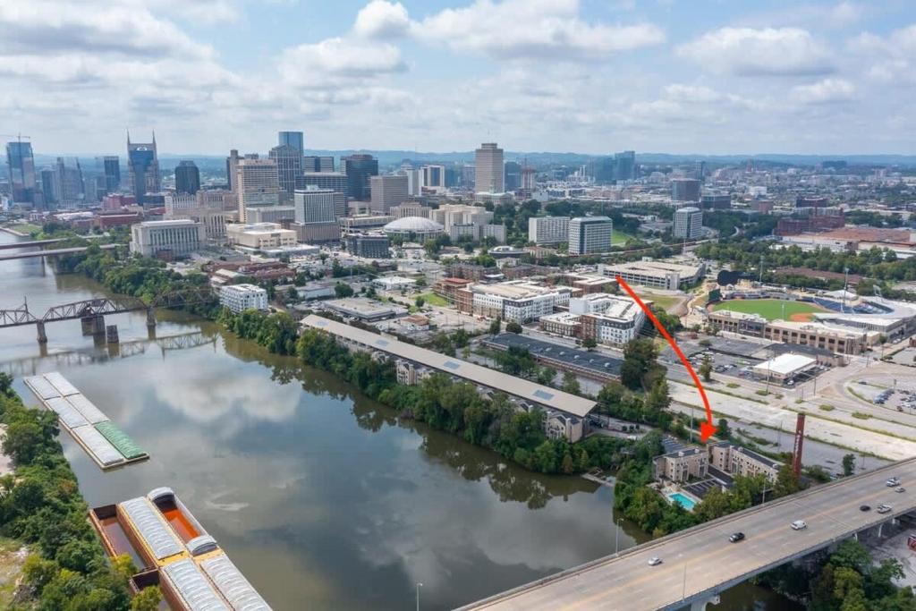 Nespecifikovaný výhled na destinaci Nashville nebo výhled na město při pohledu z apartmánu