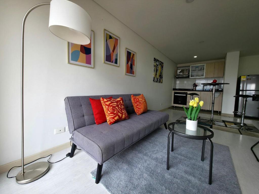 Una cocina o cocineta en Ejecutivo con vista natural, Parking, Wifi, Cajicá