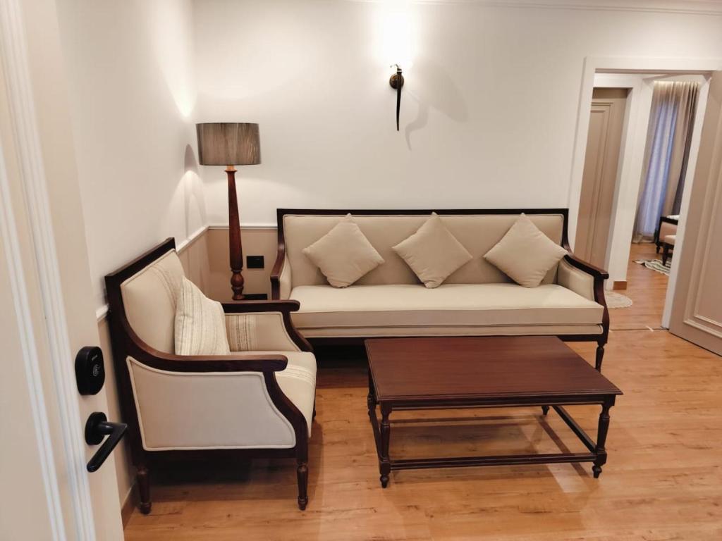 Posezení v ubytování The Lanswood Estate