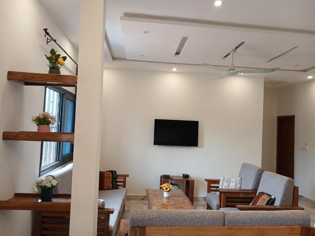 Μια τηλεόραση ή/και κέντρο ψυχαγωγίας στο APPARTEMENT Saly