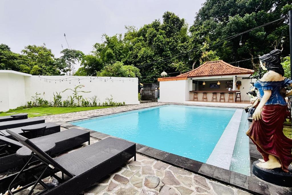 Πισίνα στο ή κοντά στο Casa Komala Uluwatu