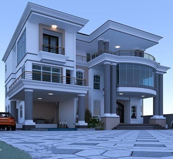 Bygningen som feriehuset ligger i