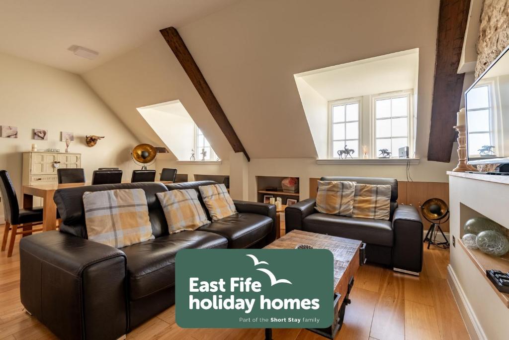 Χώρος καθιστικού στο Elie House No 12 - Elie