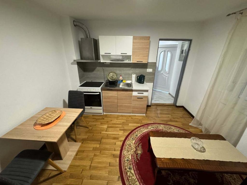 Kuchyň nebo kuchyňský kout v ubytování Ma & Ce