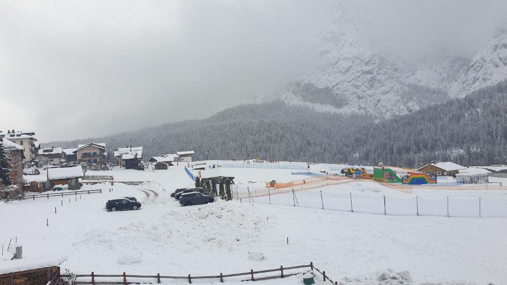 Appartamento centrale Sappada v zimě