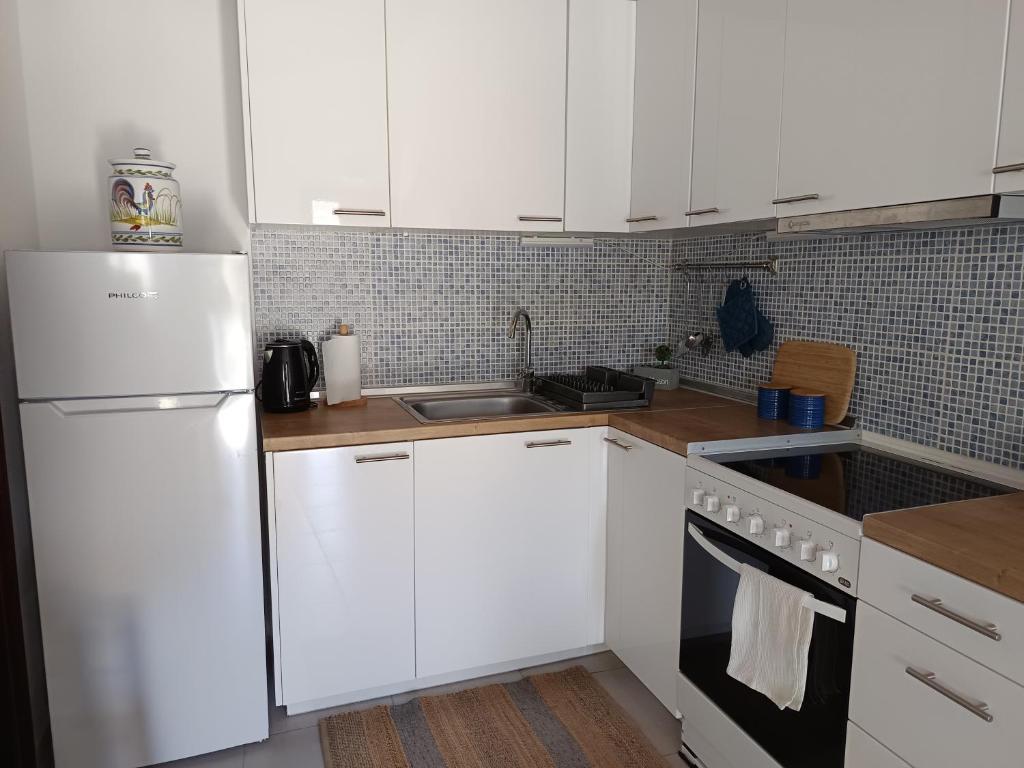 Η κουζίνα ή μικρή κουζίνα στο IVISKOS House, Megalo Horio village, Tilos Island