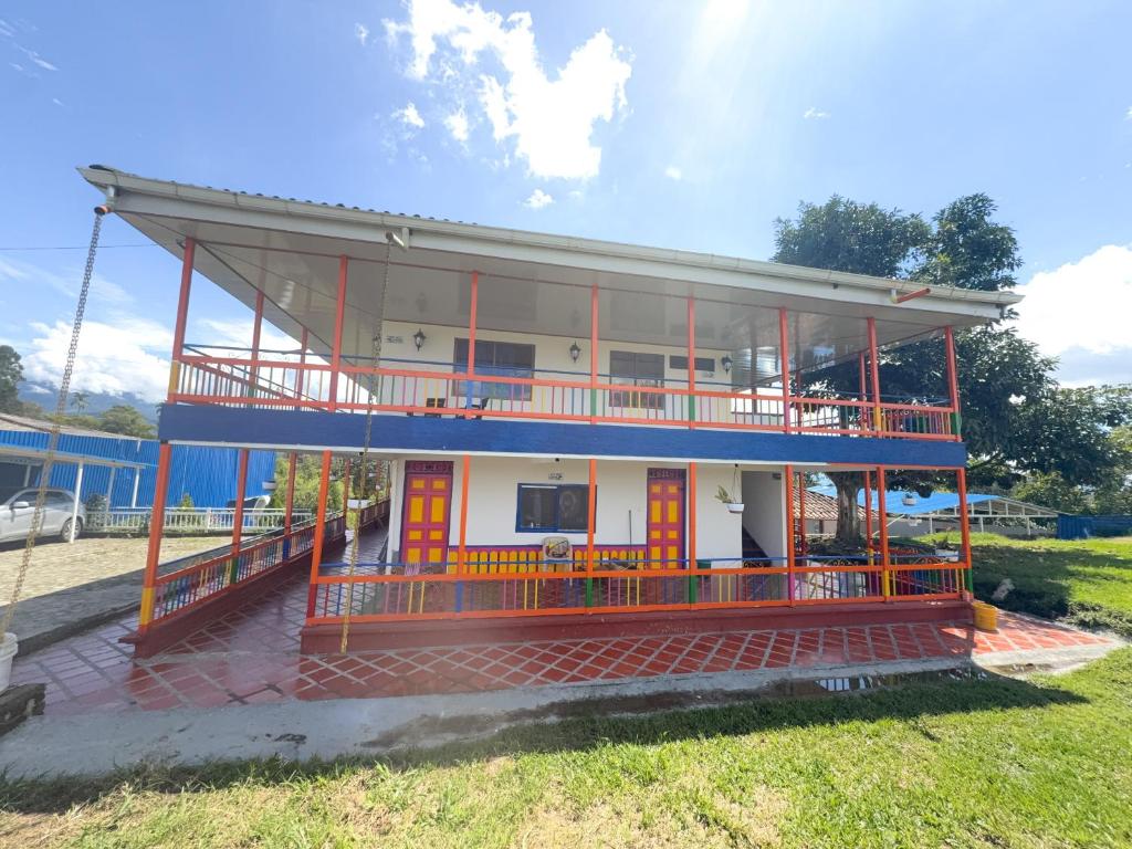 Budova, kde se bed and breakfast nachází