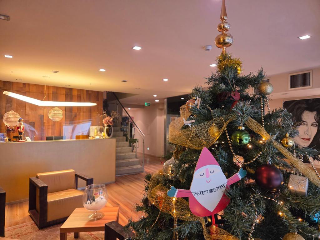 Ο χώρος του λόμπι ή της ρεσεψιόν στο Palazzo Ai Capitani