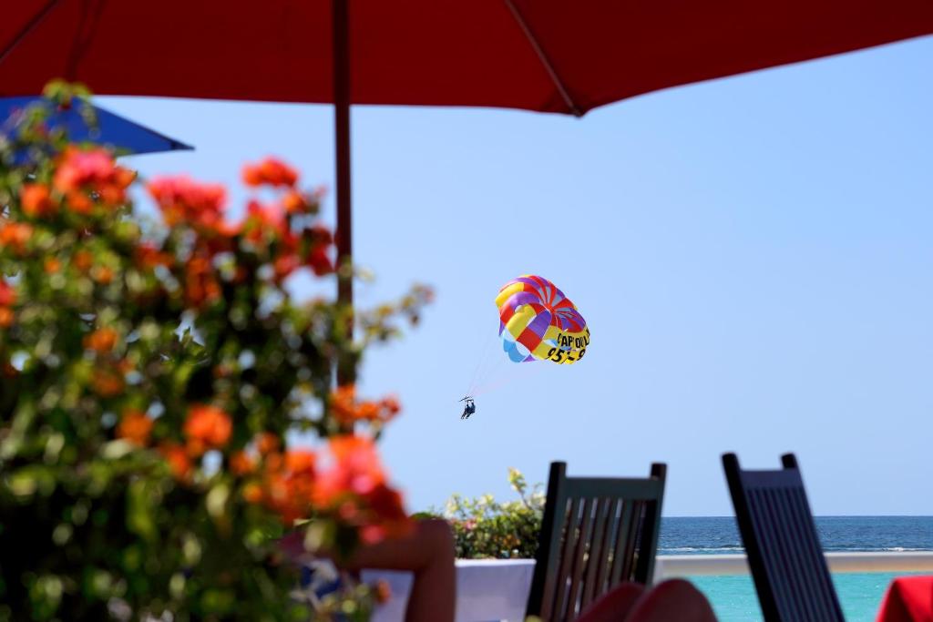 Nespecifikovaný výhled na moře nebo výhled na moře při pohledu z hotelu