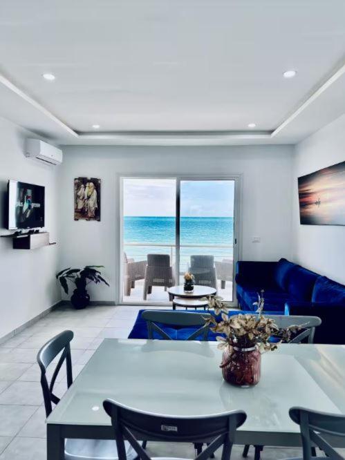 Χώρος καθιστικού στο Studio proximité de plage guyville