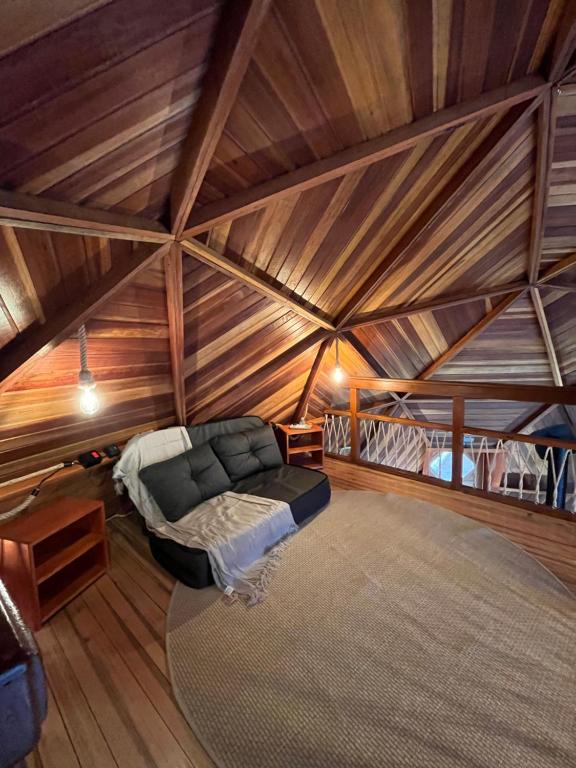 Χώρος καθιστικού στο Vila Rosa Lodges