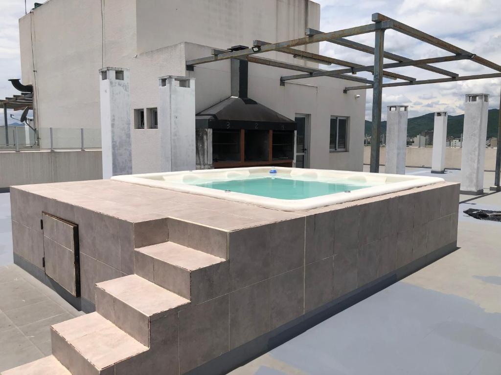 Bazén v ubytování Monoambiente Bambú, Nuevo, amplio y cómodo nebo v jeho okolí