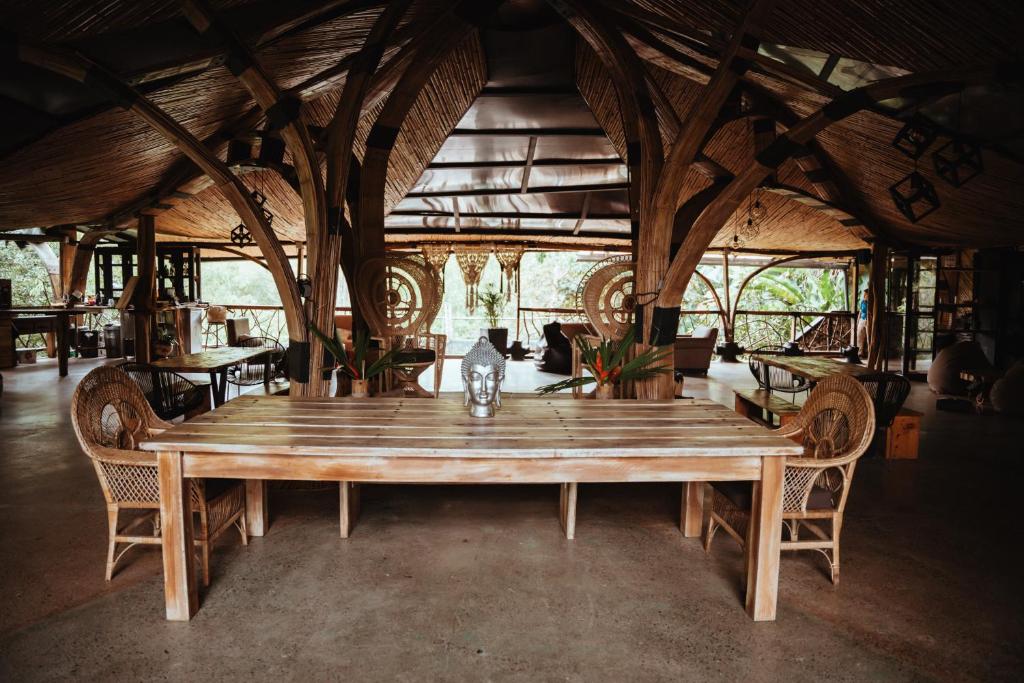 Εστιατόριο ή άλλο μέρος για φαγητό στο Ecohotel Tierra de Agua