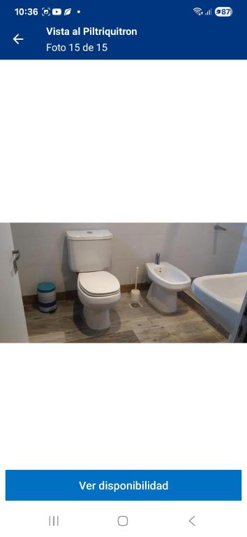 Ένα μπάνιο στο Complejo Vista al Piltri