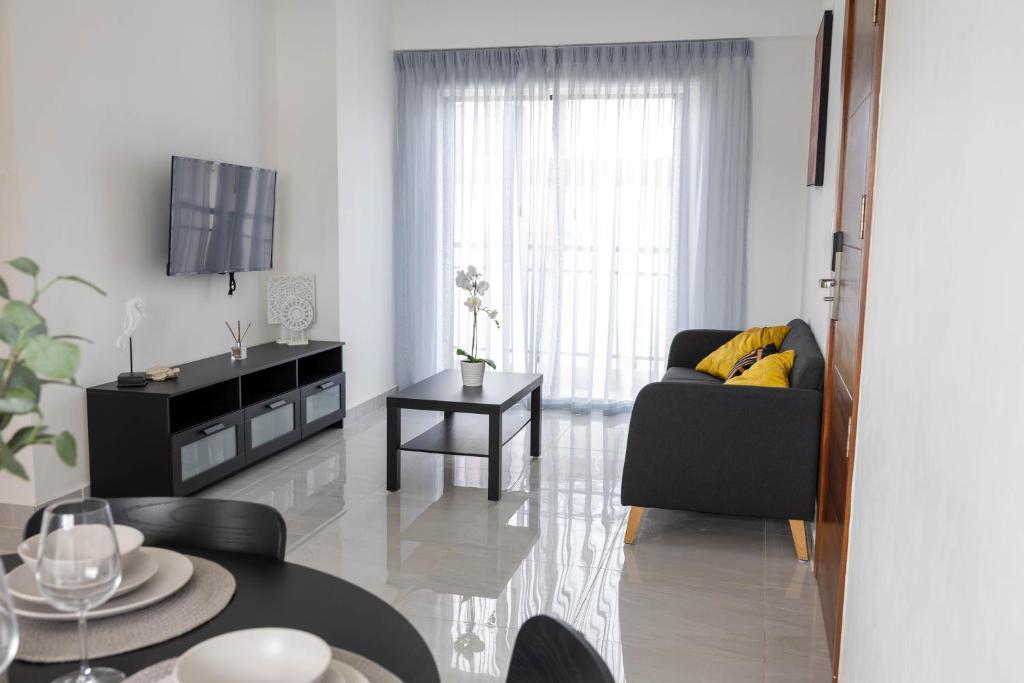 Χώρος καθιστικού στο Prado Garden Hotel