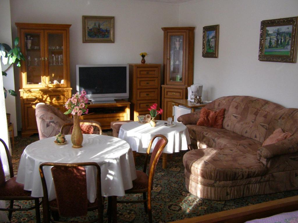 Posezení v ubytování Pension Villa Hany