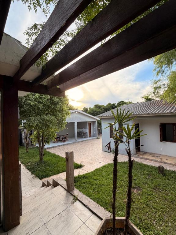 a view of the house from the courtyard at Pousada São Gabriel - M&M in São Gabriel